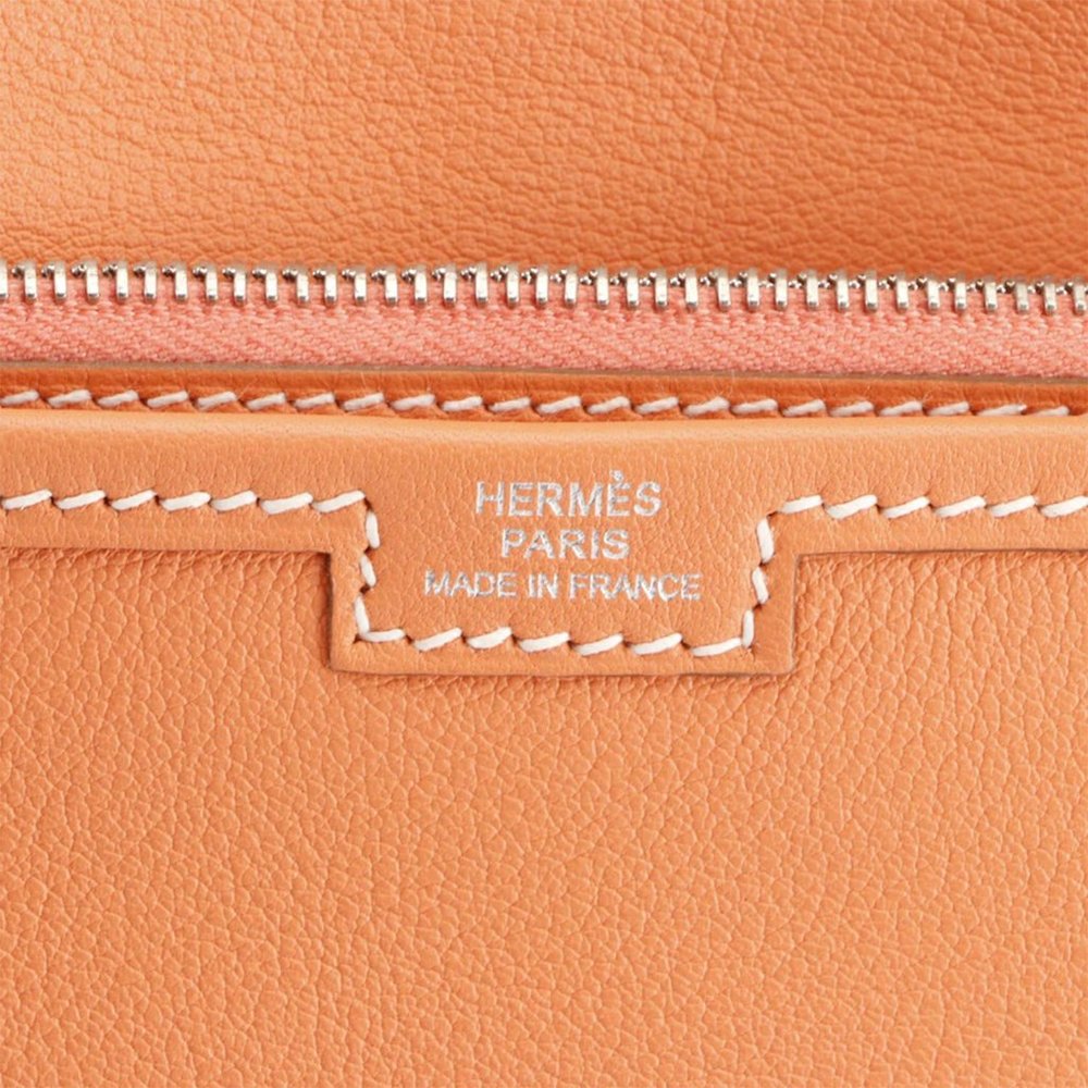 SOLD - Hermès Jige Duo Wallet Clutch in Swift Leather - Picture 5 of 7